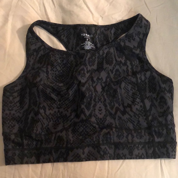 torrid Other - Torrid Active Long Line Snake Skin Sports Bra